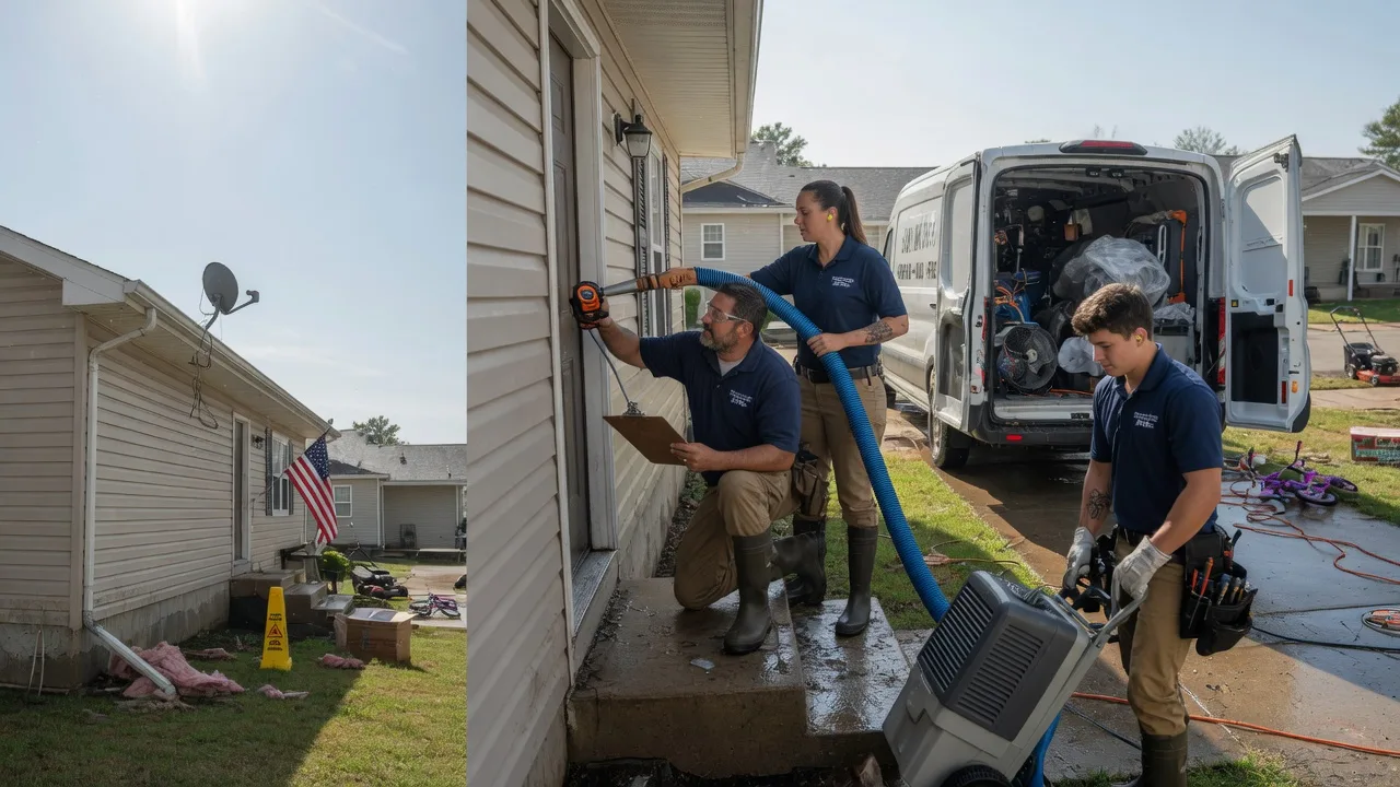 Ceiling Water Damage Restoration in Dover, PA near me